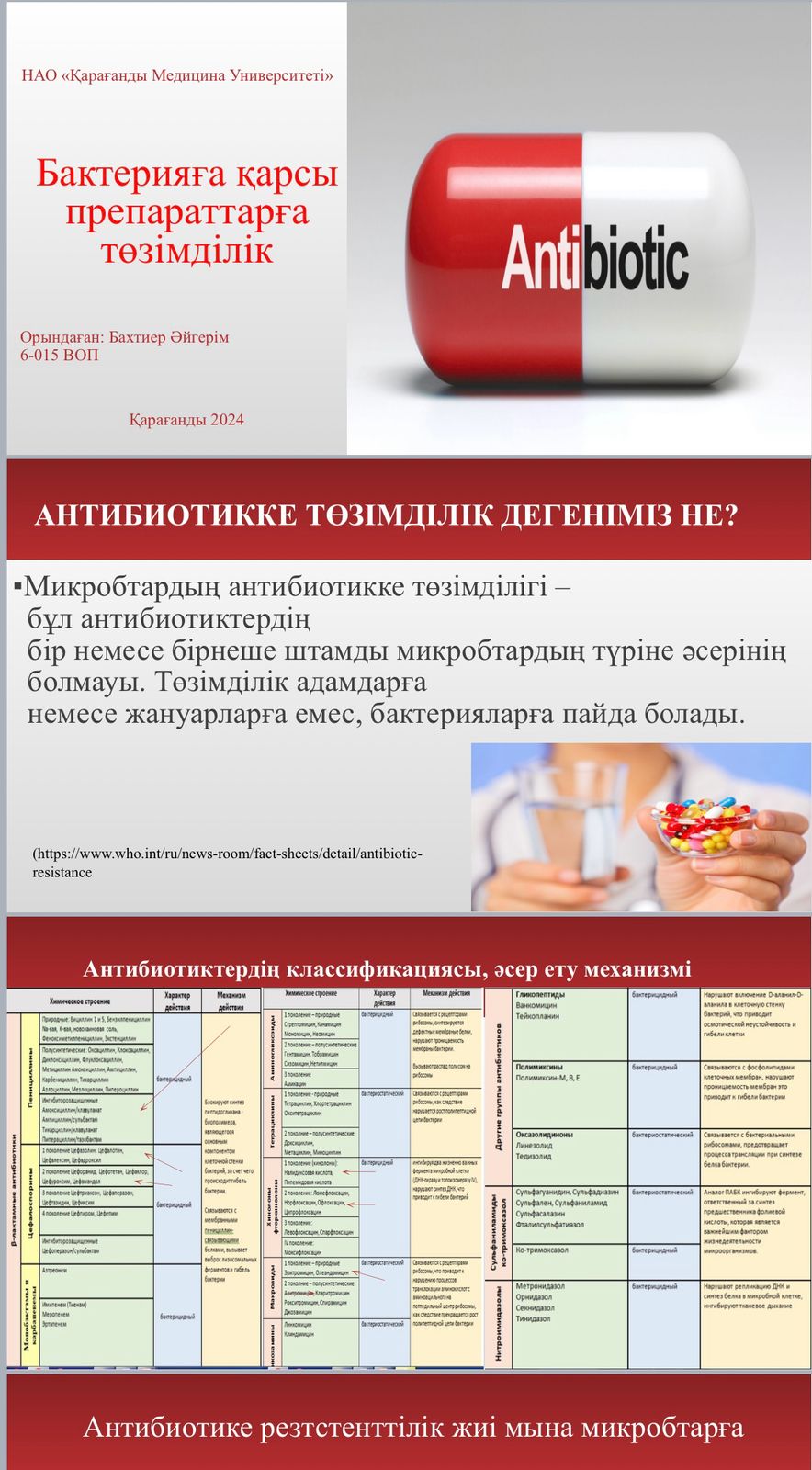 «Формирование антибактериальной, антивирусной, антигрибковой резистентности – пути преодоления»