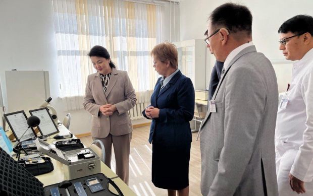 Visit of the Minister of Health to the Institute of Public Health and Occupational Health NC JSC "Medical University of Karaganda"