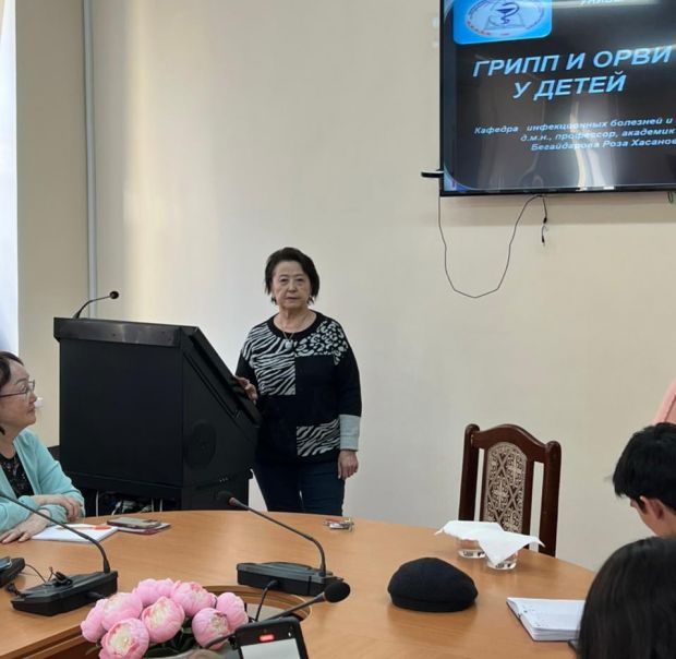 Ari, flu and pneumonia seminar for karaganda and ulytau colleagues